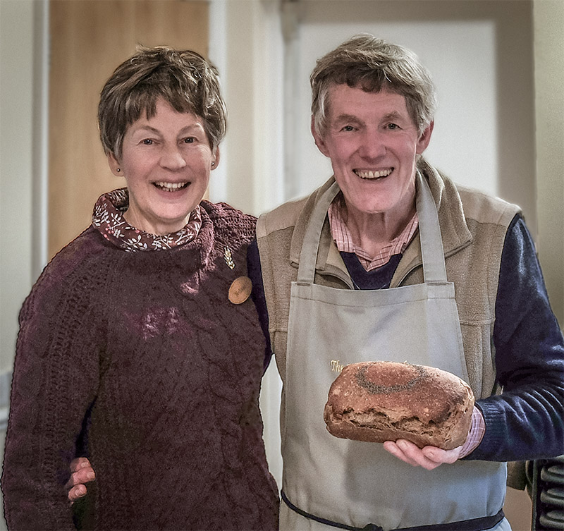 sourdough bread class hosts michael and Nelleke